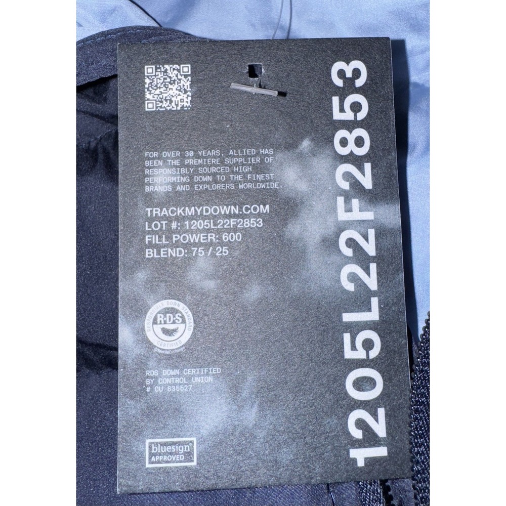 Lands End NWT Mens Navy FP 600 Allied Feather and Down Zipper Puffer Vest Sz Med - Picture 8 of 13